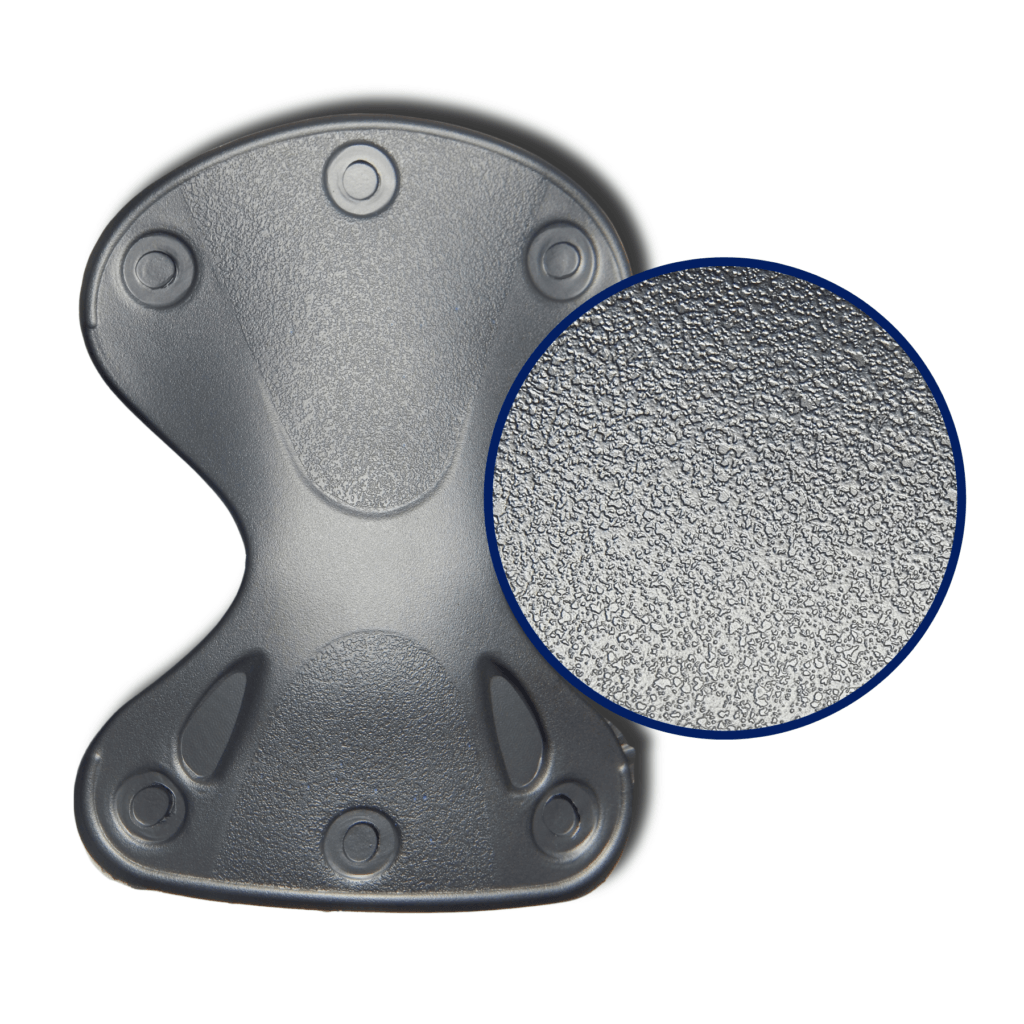 Home 8 mould texturing on knee pad mould