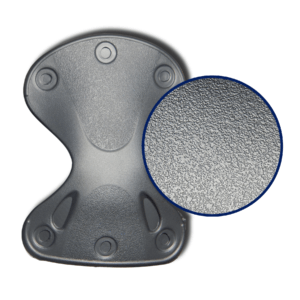 mould texturing on knee pad mould