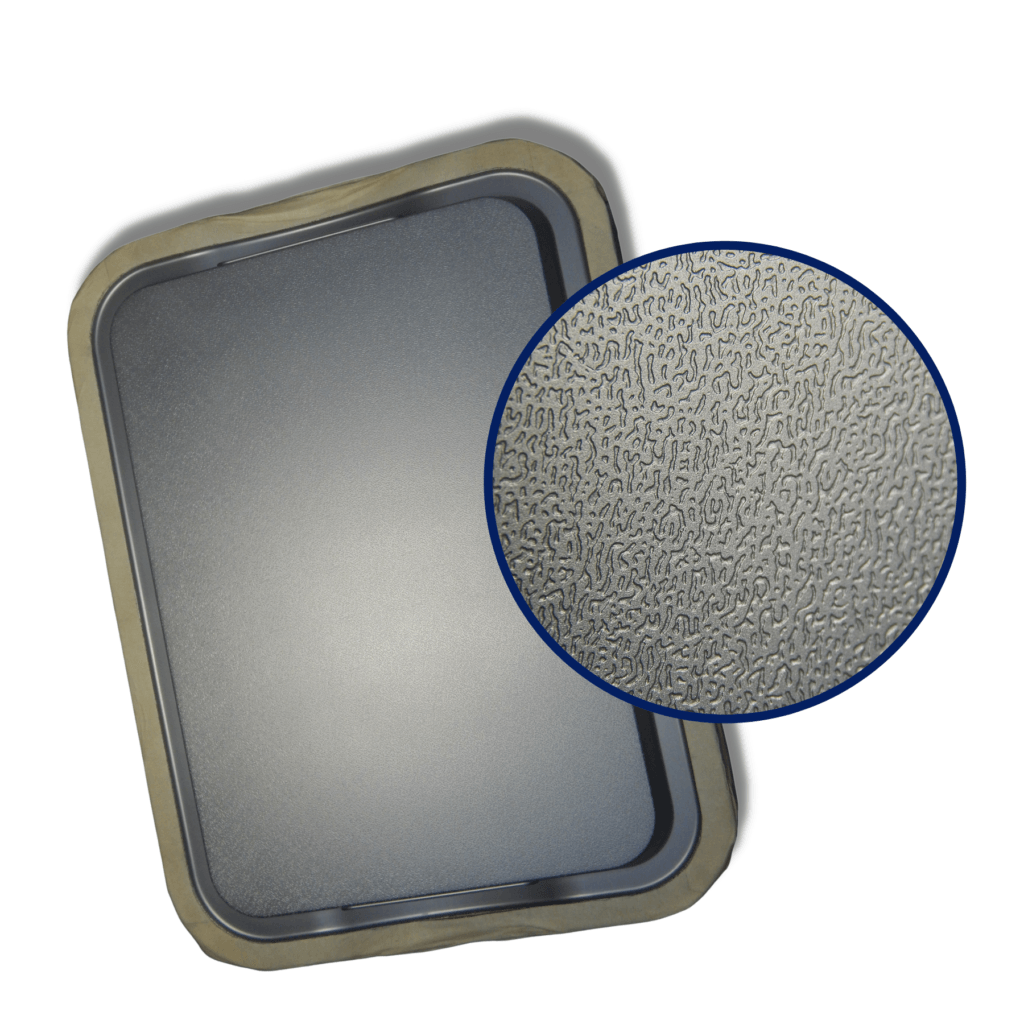Home 10 mould texturing on melamine tray mould