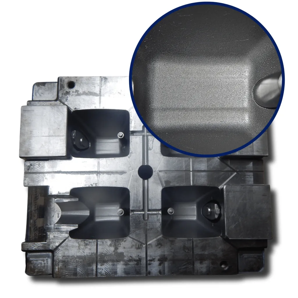mould texturing service on bike indicator mould