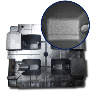 mould texturing service on bike indicator mould