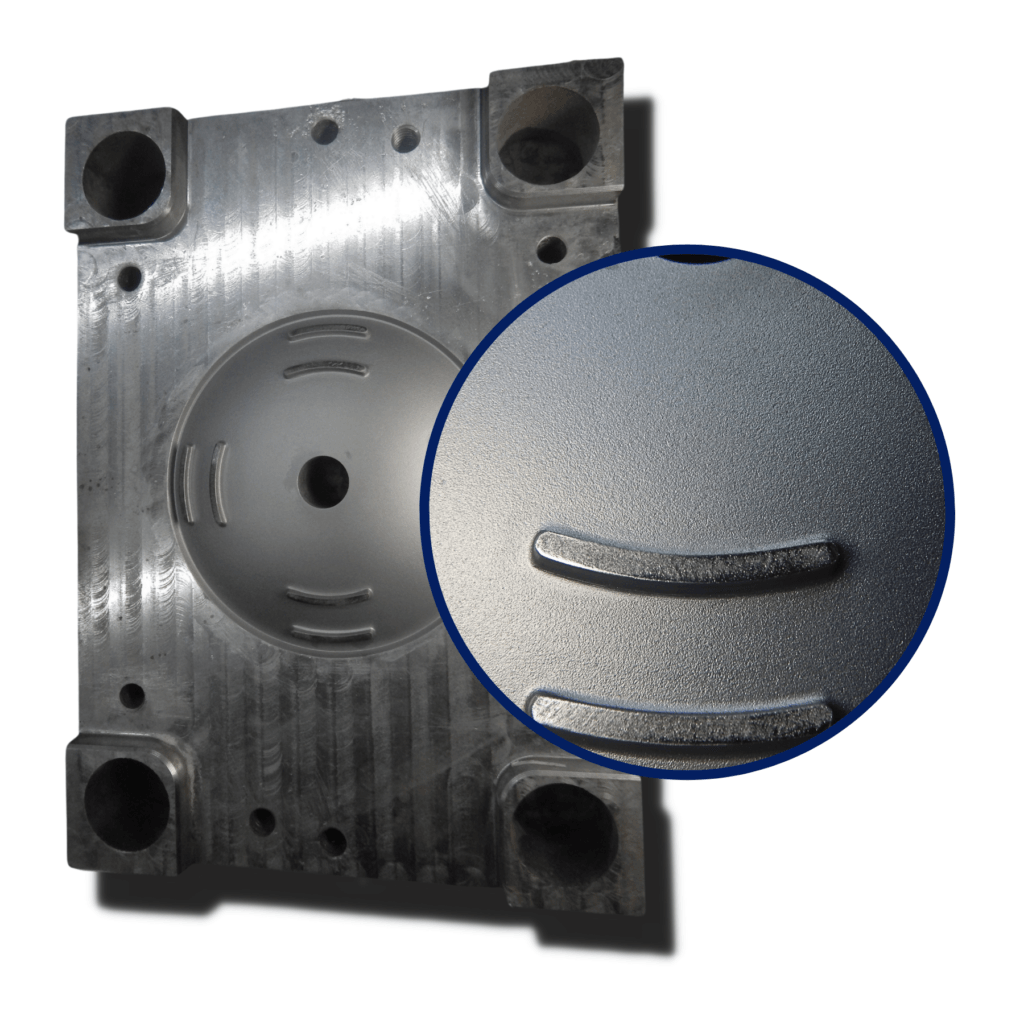 Home 16 mould texturing service on circular mould