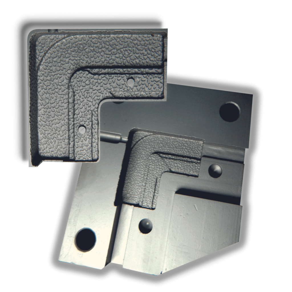 Home 19 mould texturing service on plastic mould
