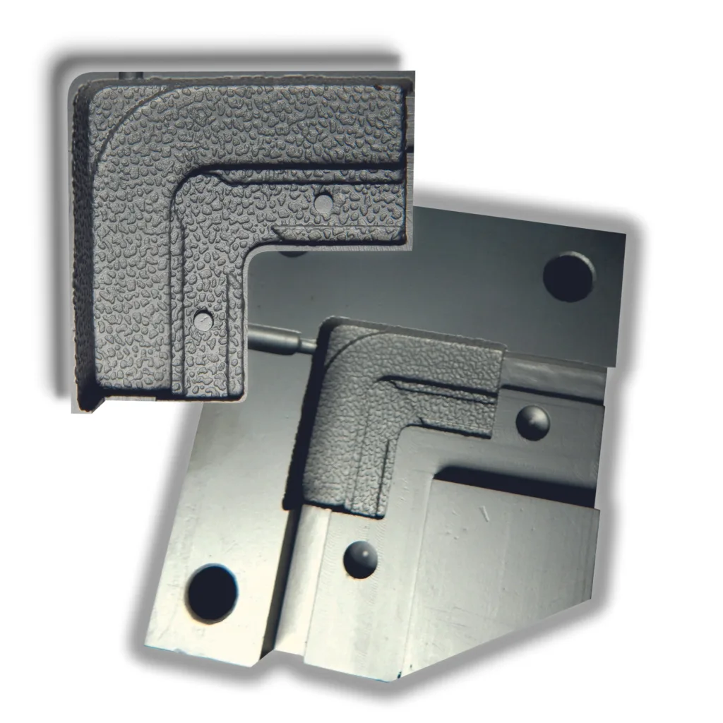 mould texturing service on plastic mould