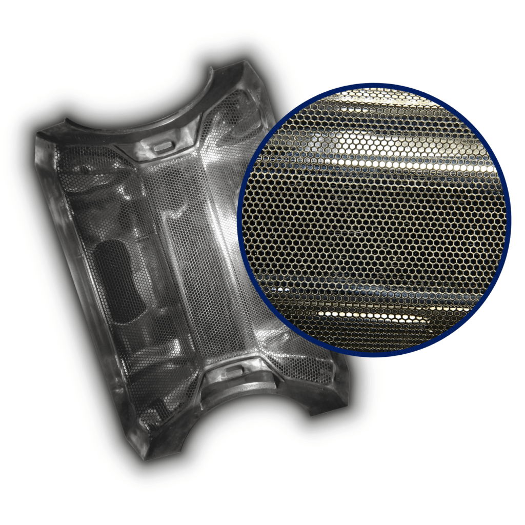 Home 21 mould texturing service on speaker mould