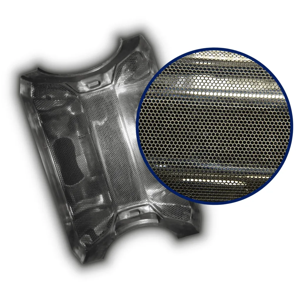 mould texturing service on speaker mould