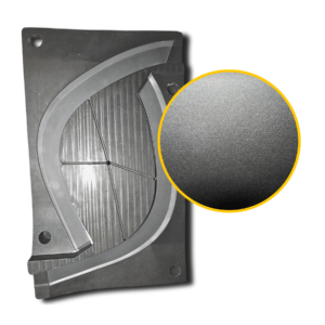 mould texturing service on toyota fortuner flare mould